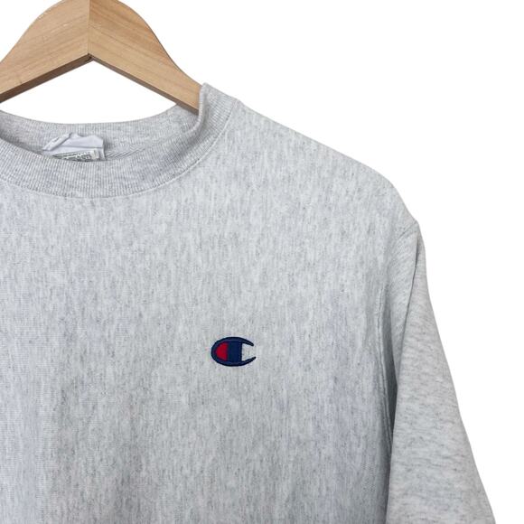 Champion Reverse Weave Gray Sweatshirt Sz M - Picture 2 of 6